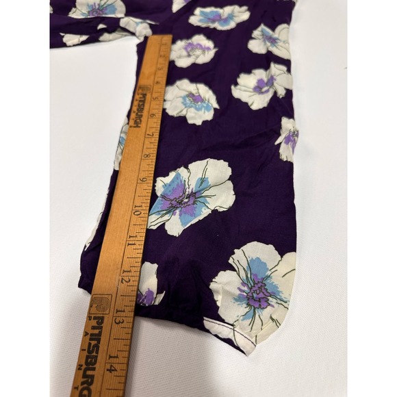 Old Navy Women’s Maternity Purple Floral-Large - Picture 6 of 9